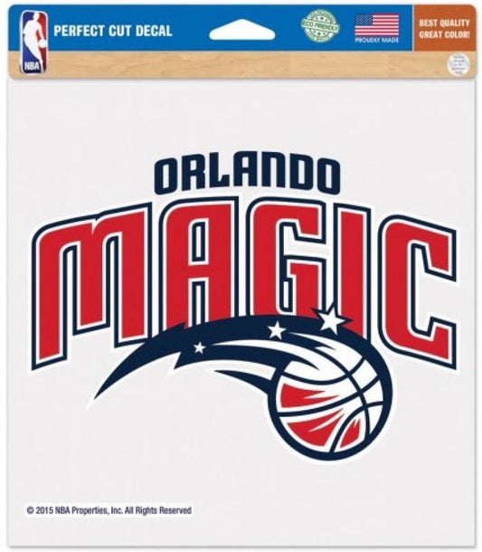 Orlando Magic Perfect Cut 8"x8" Large Licensed NBA Decal Sticker Image 1