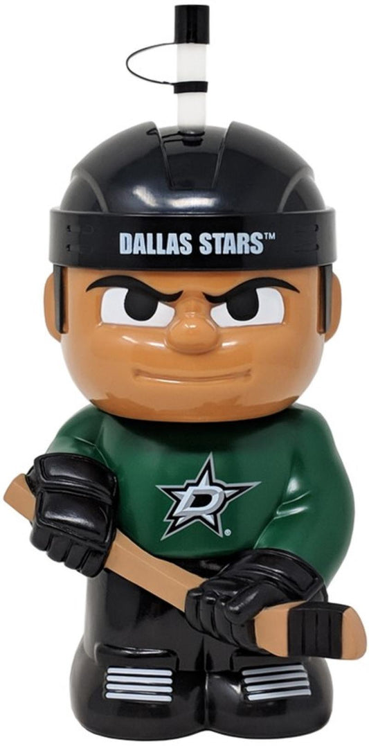 Dallas Stars 10"x5" NHL Character Big Sip 3D Water Bottle 16oz Image 1