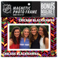 Chicago Blackhawks 4x6 or 5x7 Magnetic Picture Frame with Bonus Magnet