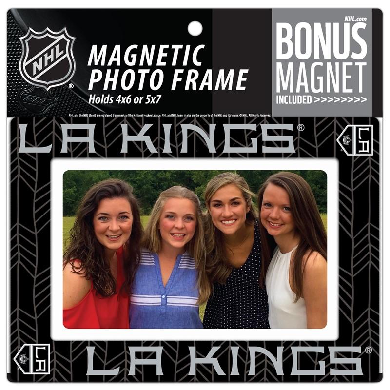 Los Angeles Kings 4x6 or 5x7 Magnetic Picture Frame with Bonus Magnet Image 1