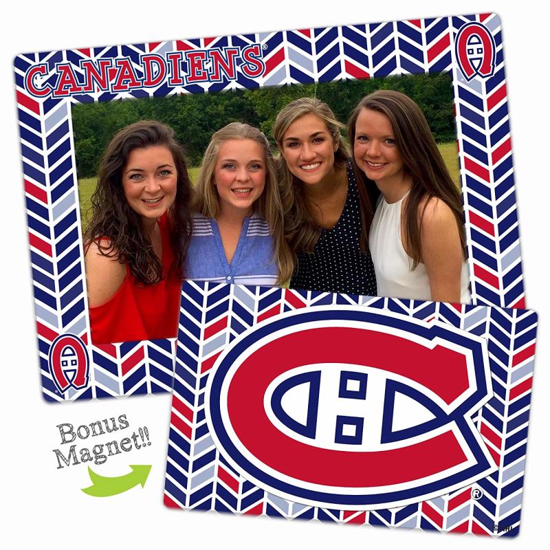 Montreal Canadiens 4x6 or 5x7 Magnetic Picture Frame with Bonus Magnet