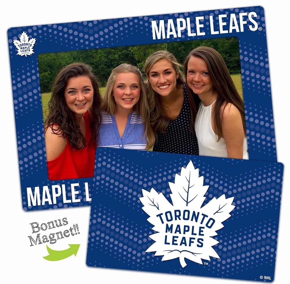 Toronto Maple Leafs 4x6 or 5x7 Magnetic Picture Frame with Bonus Magnet