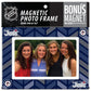 Winnipeg Jets 4x6 or 5x7 Magnetic Picture Frame with Bonus Magnet