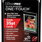 Ultra Pro 1Touch 35pt Black Border UV Magnetic Holder One Touch Upper Deck & Panini