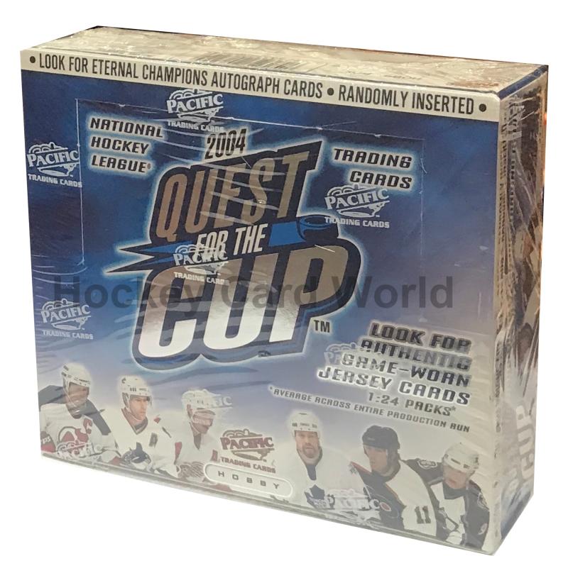 2003-04 Pacific Quest For The Cup Hobby Box Factory Sealed - 24 Packs