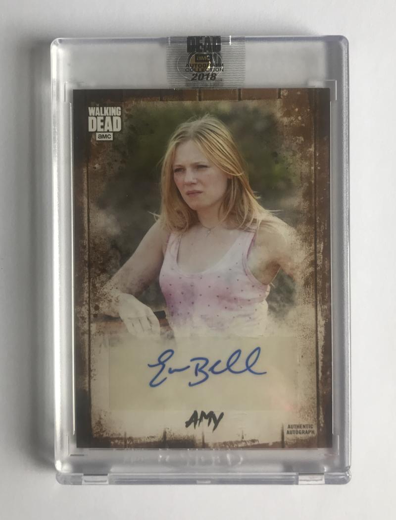 2018 The Walking Dead Autograph Collection Mud Ema Bell as AMY 20/25