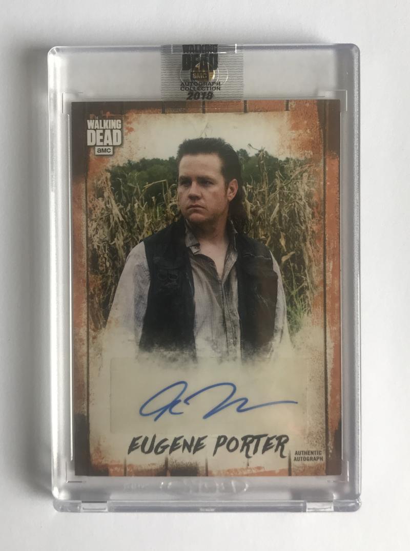 2018 The Walking Dead Autograph Collection Josh McDermitt as Eugene Porter 50/50  Image 1