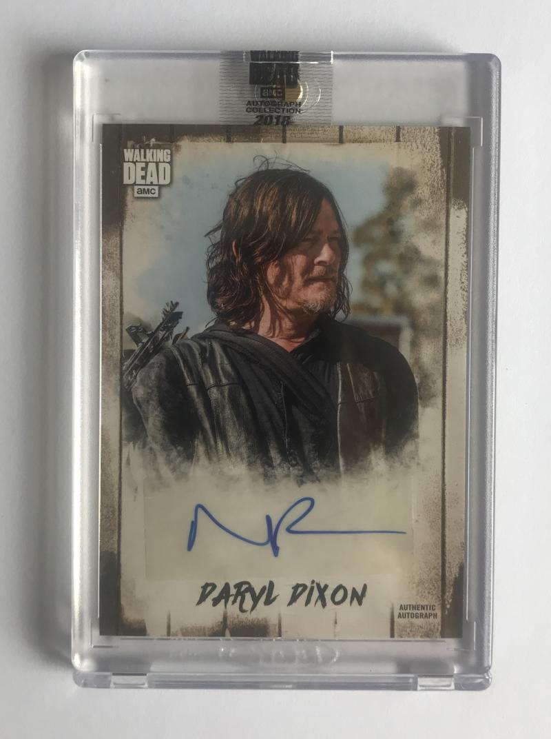 2018 The Walking Dead Autograph Collection Norman Reedus as Daryl Dixon 39/90