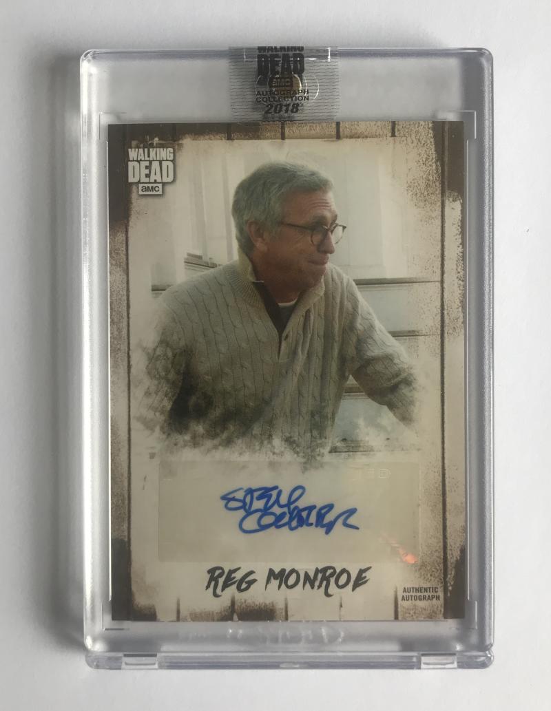 2018 The Walking Dead Autograph Collection Steve Coulter as Reg Monroe 5/99 Image 1