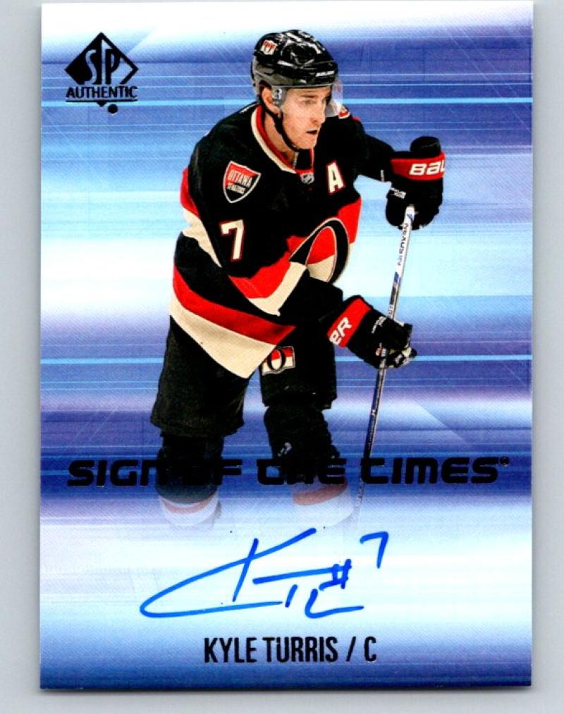 2015-16 SP Authentic Signs of the Times #SOTT-KT Kyle Turris MINT Auto 07647 Image 1