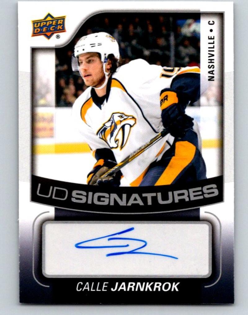 2015-16 Upper Deck UD Signatures Calle Jarnkrok MINT Auto 07651