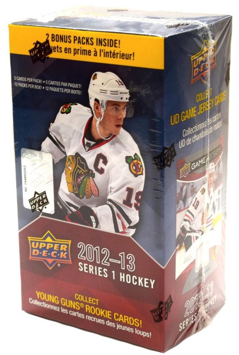 2012-13 Upper Deck Series 1 Factory Sealed Hockey 12 Pack Box