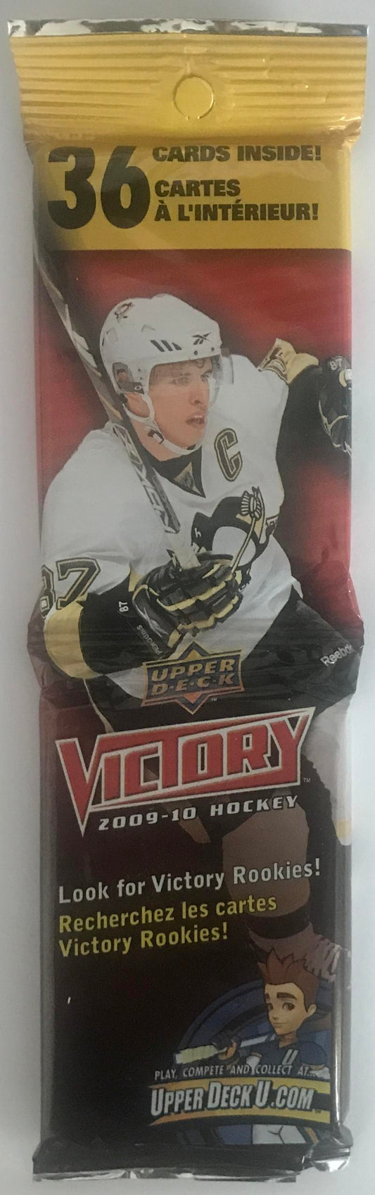 2009-10 Upper Deck Victory Fat Pack - 36 Cards Per Pack - Rookies & Inserts Image 1