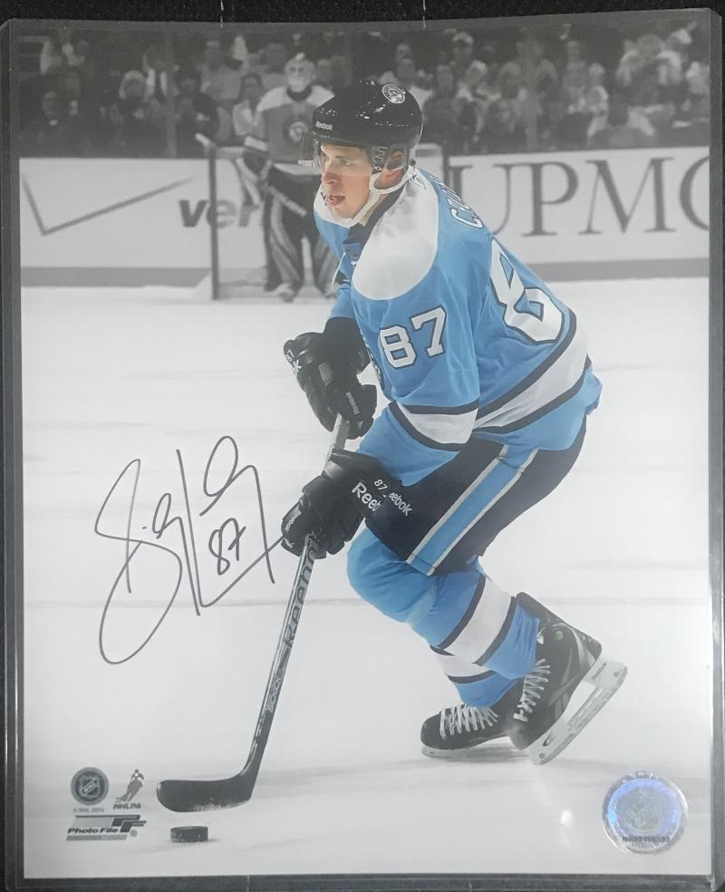 Sidney crosby hot sale autograph