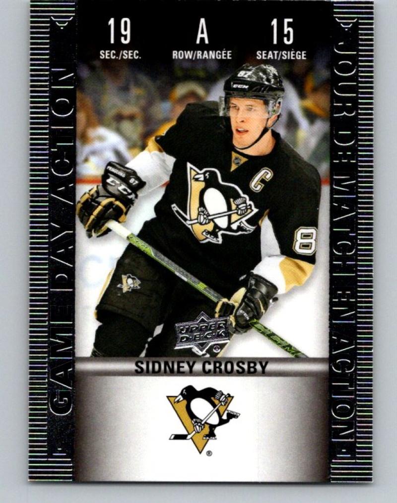 2019-20 Upper Deck Tim Hortons Game Day Action #HGD-15 Sidney Crosby MINT Pittsburgh 07185 Image 1