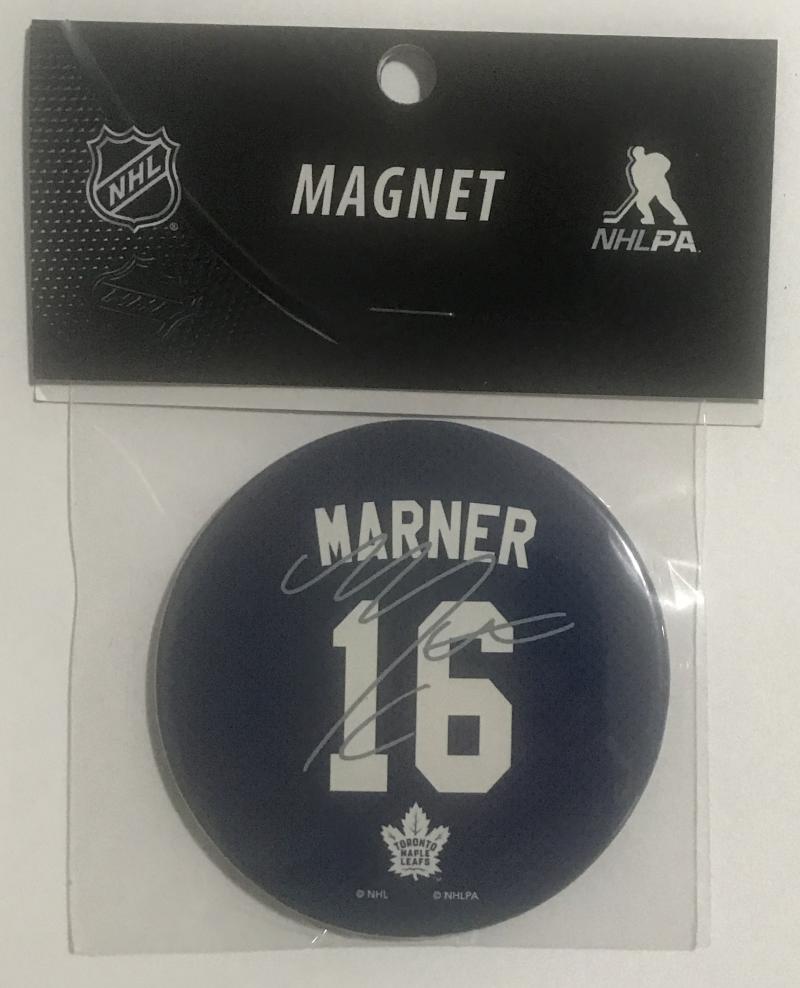 Mitch Marner Leafs 3" Round Logo NHL Licensed Magnet - New in Package Image 1