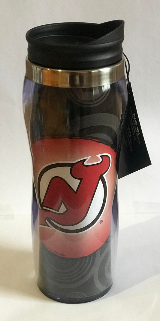 New Jersey Devils 14oz Insulated Tumbler - Keep Liquids Hot/Cold Image 1