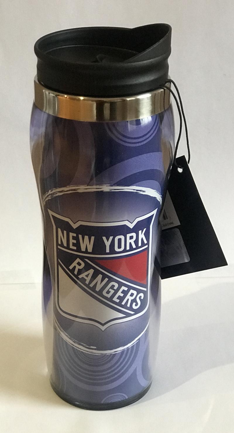New York Rangers 14oz Insulated Tumbler - Keep Liquids Hot/Cold Image 1