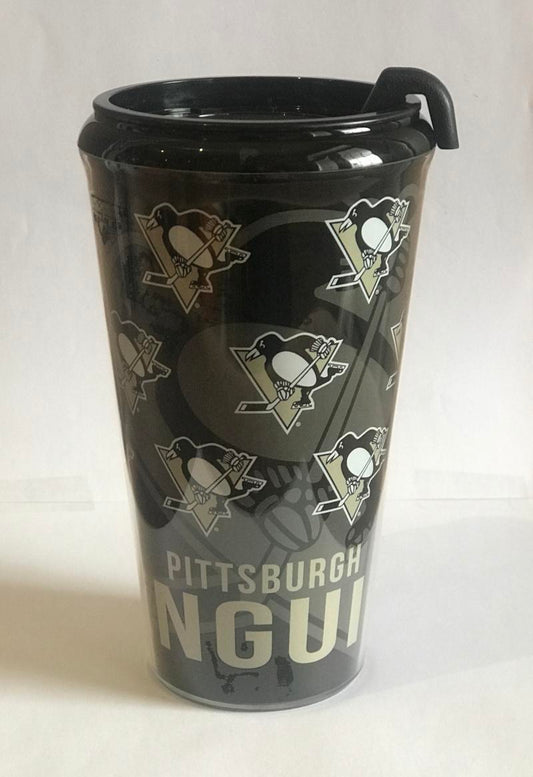 Pittsburgh Penguins 16oz New Infinity NHL Tumbler - Tight Seal Lid Image 1
