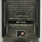 2011-12 Upper Deck SPx Rookie Materials Matt Read NHL Jersey 07724