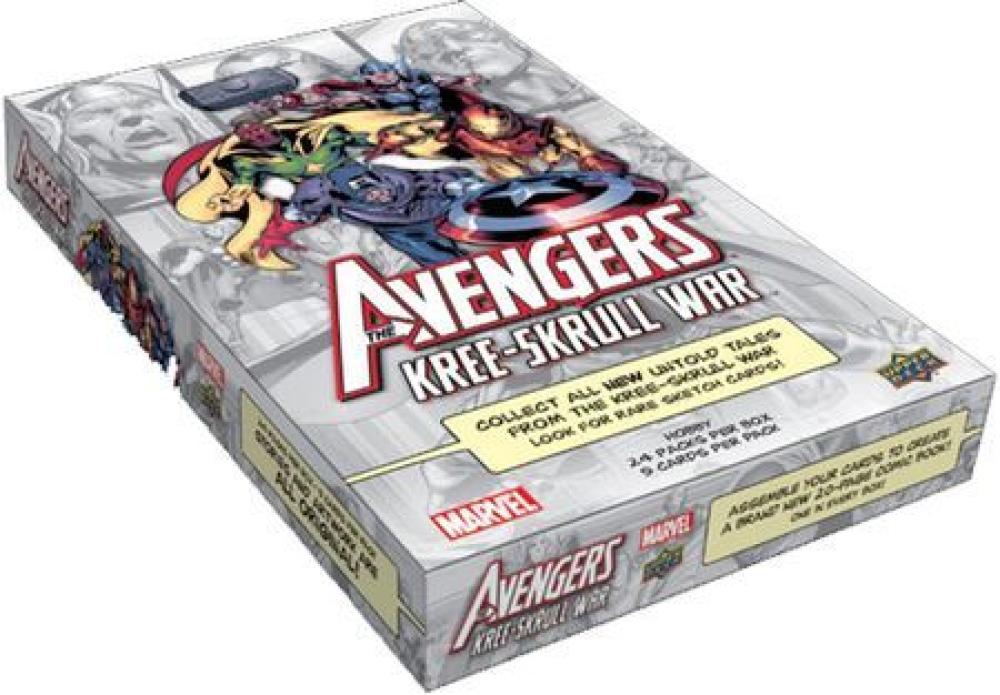 2011 Upper Deck Marvel Avengers Kree-Skrull Trading Cards Sealed Box 24 Packs