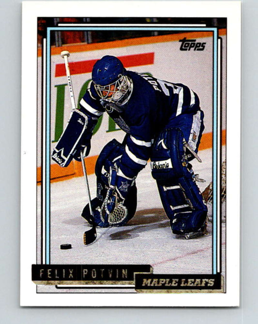 1992-93 Topps Gold #3G Felix Potvin Mint Toronto Maple Leafs