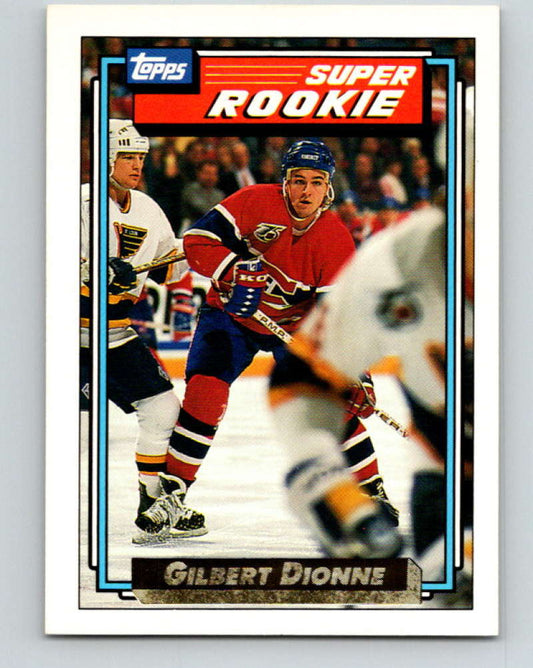 1992-93 Topps Gold #13G Gilbert Dionne Mint Montreal Canadiens  Image 1