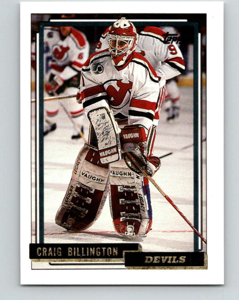 1992-93 Topps Gold #48G Craig Billington Mint New Jersey Devils