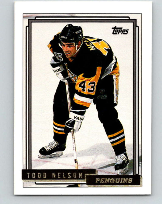 1992-93 Topps Gold #50G Todd Nelson Mint Pittsburgh Penguins