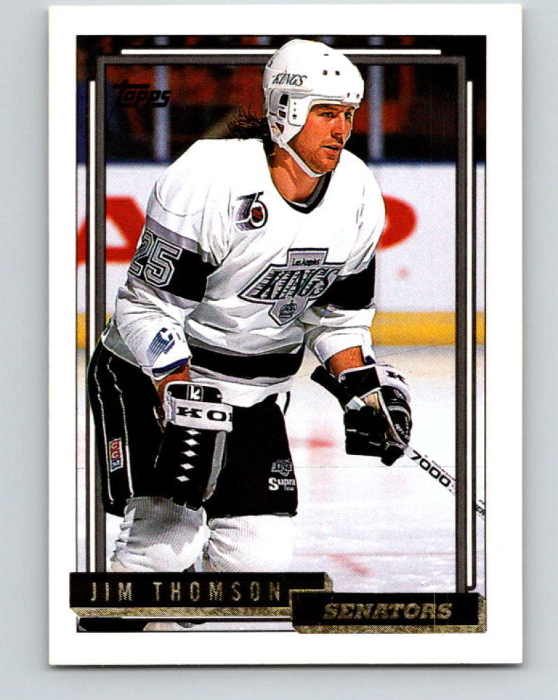 1992-93 Topps Gold #67G Jim Thomson Mint Ottawa Senators
