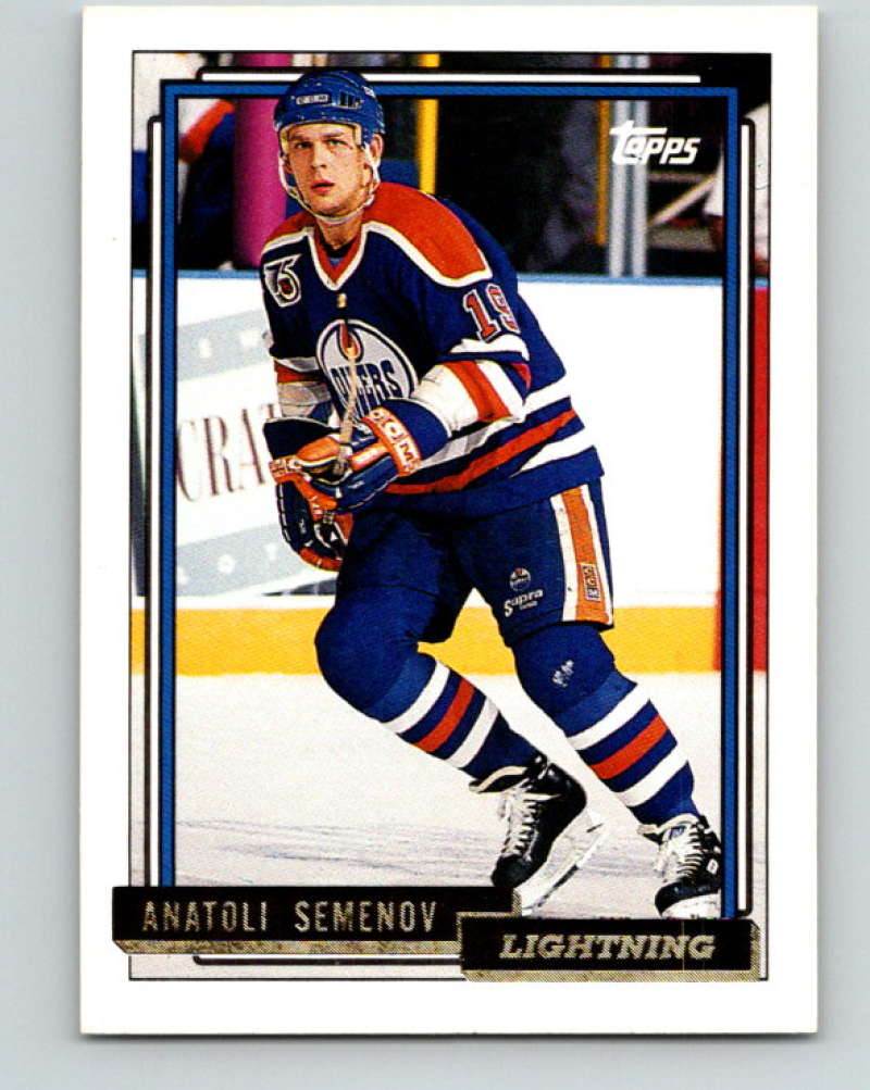 1992-93 Topps Gold #68G Anatoli Semenov Mint Tampa Bay Lightning