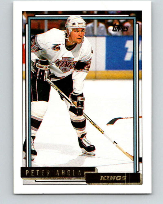 1992-93 Topps Gold #73G Peter Ahola Mint Los Angeles Kings