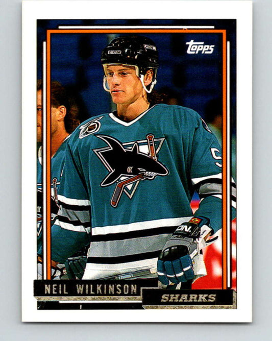 1992-93 Topps Gold #76G Neil Wilkinson Mint San Jose Sharks