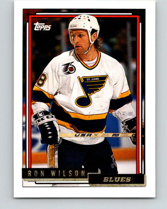 1992-93 Topps Gold #78G Ron Wilson Mint St. Louis Blues  Image 1