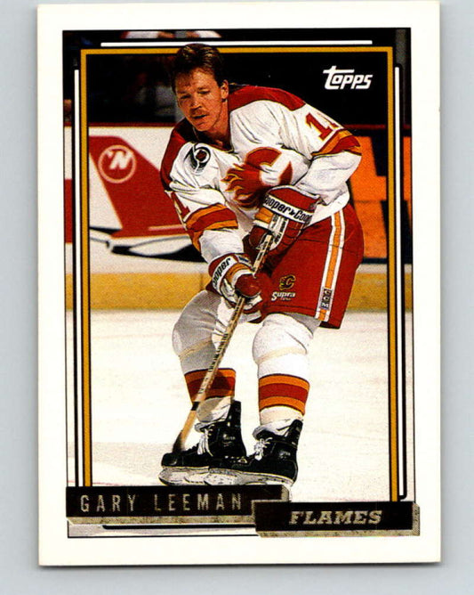 1992-93 Topps Gold #85G Gary Leeman Mint Calgary Flames