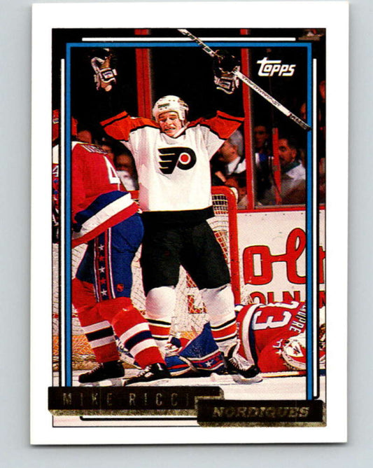 1992-93 Topps Gold #86G Mike Ricci Mint Quebec Nordiques