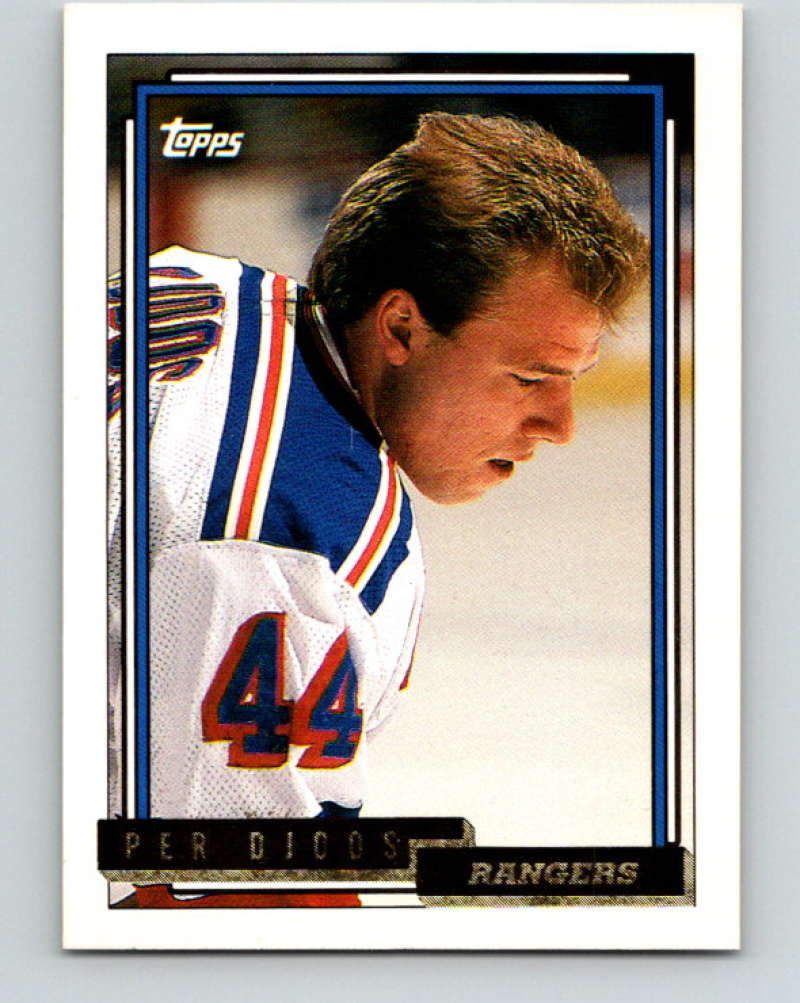 1992-93 Topps Gold #93G Per Djoos Mint New York Rangers