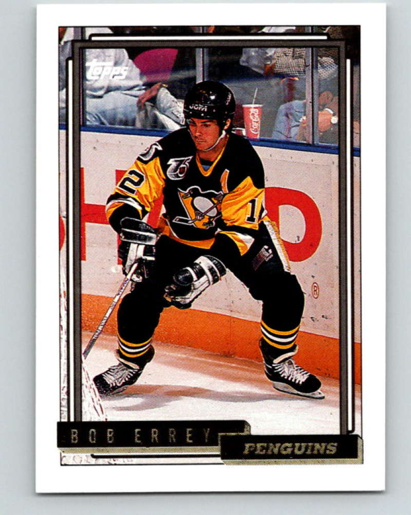 1992-93 Topps Gold #95G Bob Errey Mint Pittsburgh Penguins