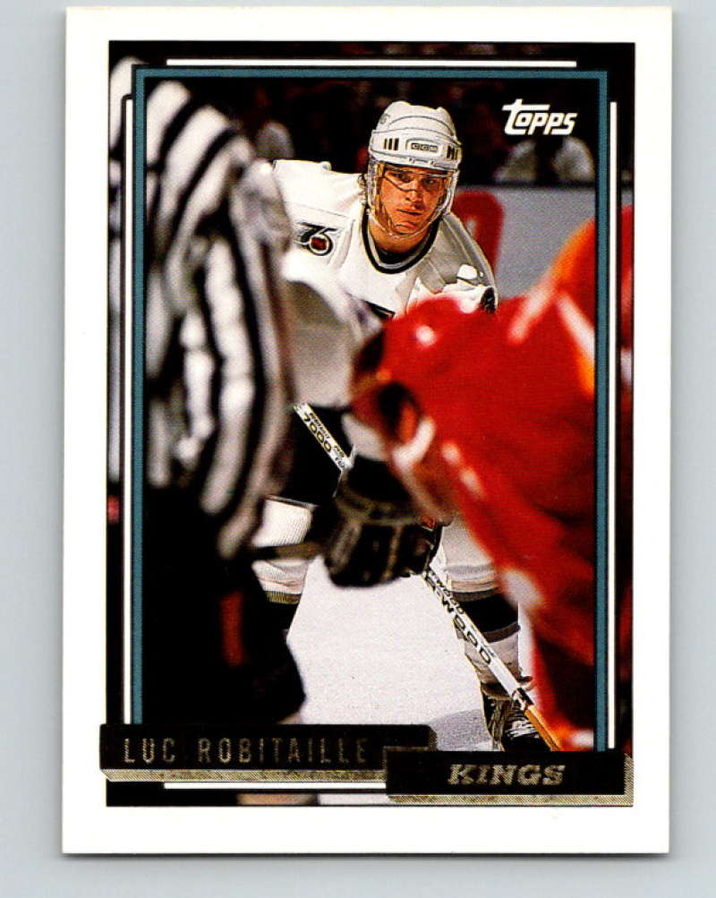 1992-93 Topps Gold #101G Luc Robitaille Mint Los Angeles Kings