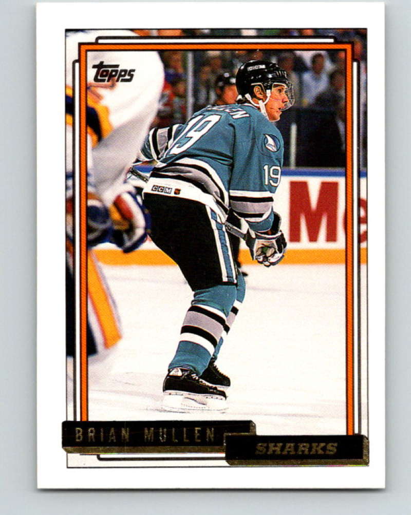 1992-93 Topps Gold #104G Brian Mullen Mint Winnipeg Jets  Image 1