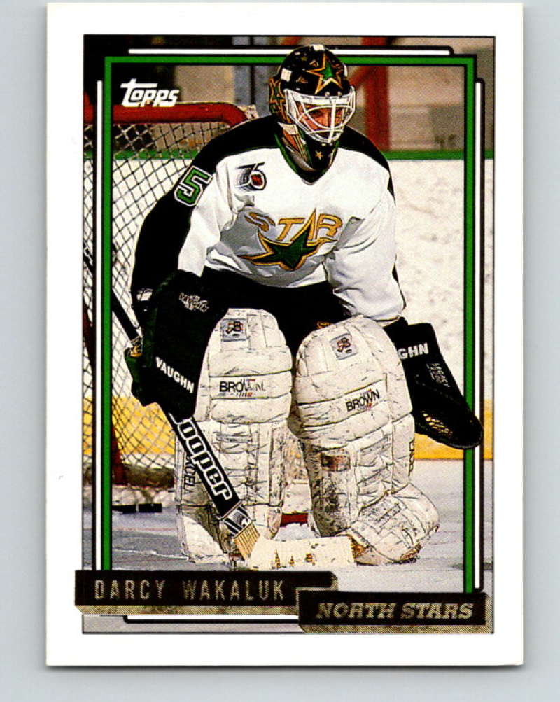 1992-93 Topps Gold #108G Darcy Wakaluk Mint Minnesota North Stars