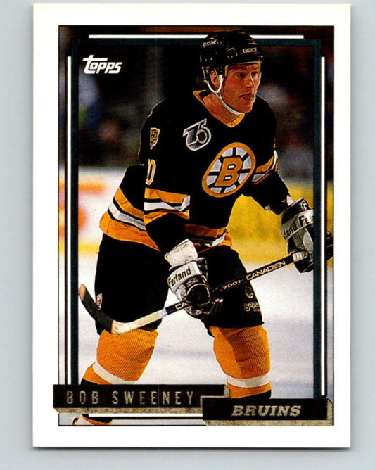 1992-93 Topps Gold #111G Bob Sweeney Mint Boston Bruins