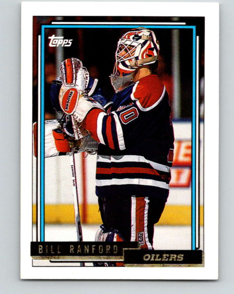 1992-93 Topps Gold #126G Bill Ranford Mint Edmonton Oilers