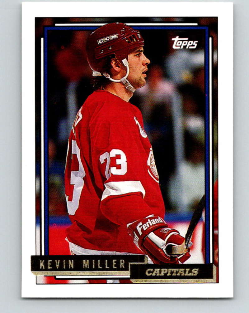 1992-93 Topps Gold #129G Kevin Miller Mint Detroit Red Wings  Image 1