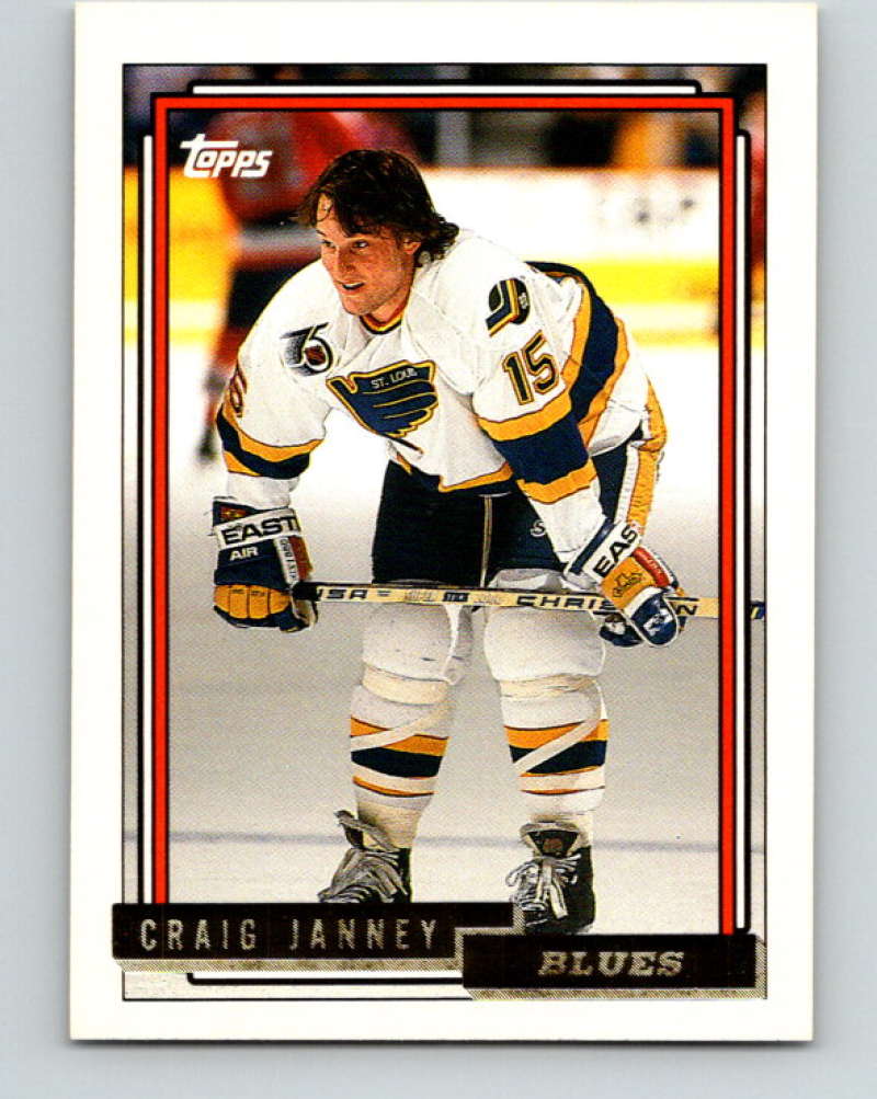 1992-93 Topps Gold #134G Craig Janney Mint St. Louis Blues
