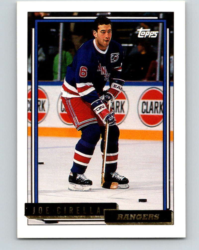1992-93 Topps Gold #163G Joe Cirella Mint New York Rangers