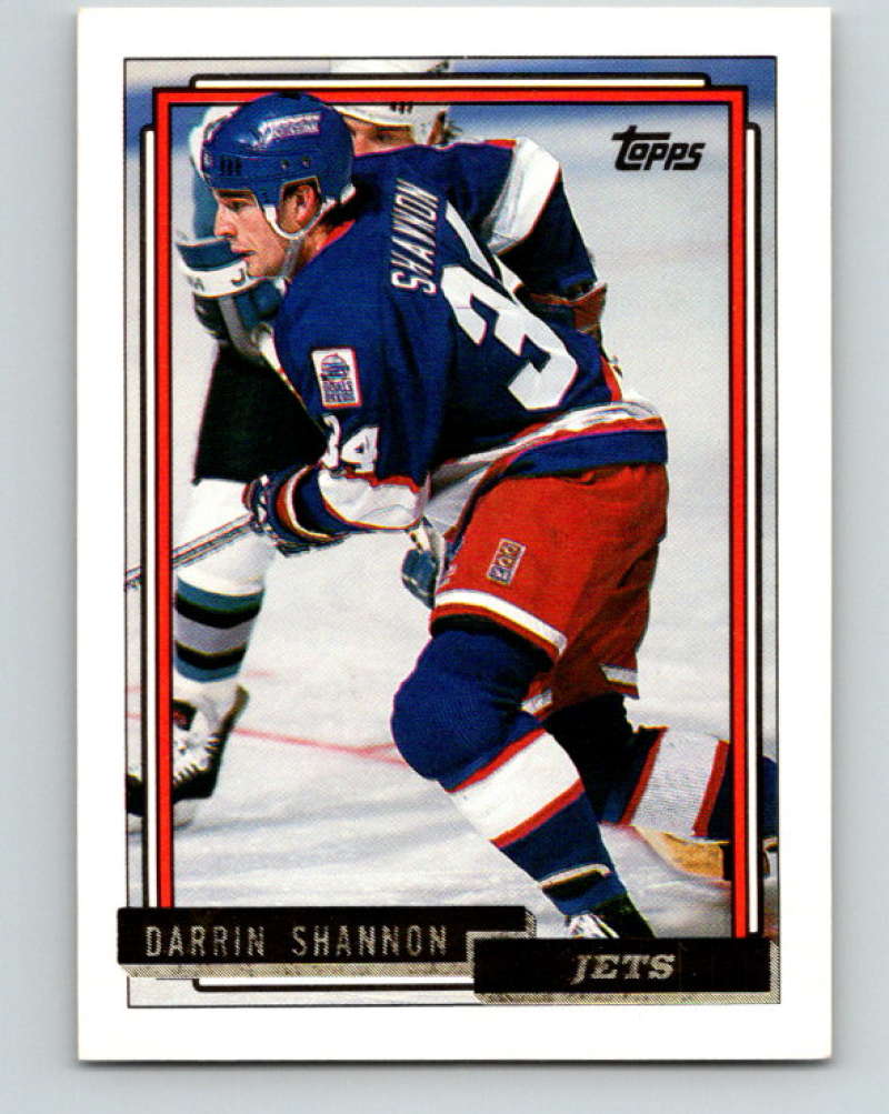 1992-93 Topps Gold #167G Darrin Shannon Mint Winnipeg Jets