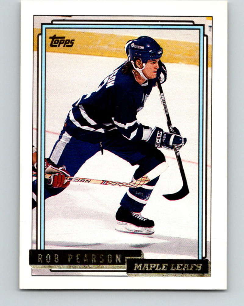 1992-93 Topps Gold #168G Rob Pearson Mint Toronto Maple Leafs