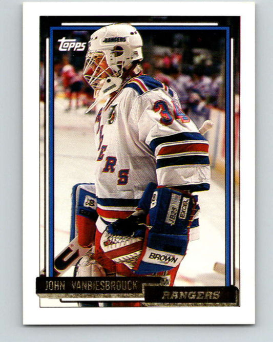 1992-93 Topps Gold #169G John Vanbiesbrouck Mint New York Rangers