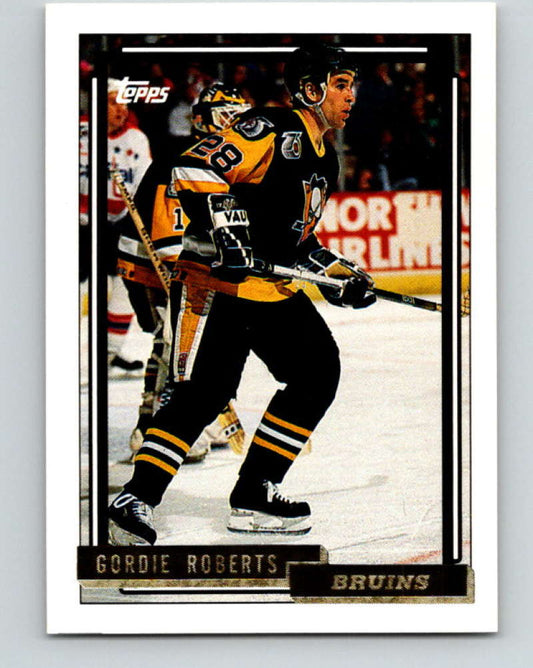1992-93 Topps Gold #176G Gordie Roberts Mint Pittsburgh Penguins  Image 1